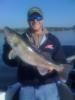 Rob Blosser with a Walleye from Lake Wisconsin